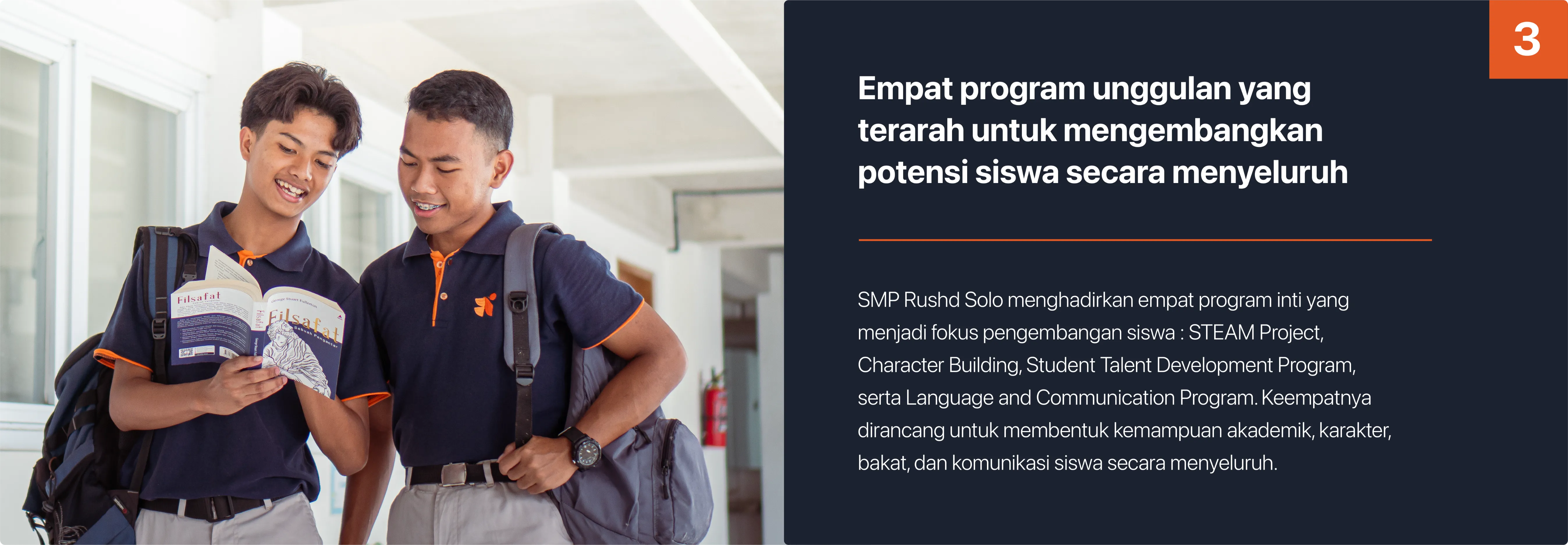 SMP Rushd Solo - Lingkungan yang menumbuhkan karakter, disiplin, dan tanggung jawab sejak usia remaja